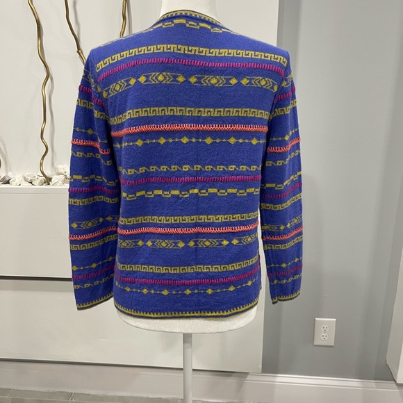 Colorful Patterned Women's Jacket - Picture 2 of 7